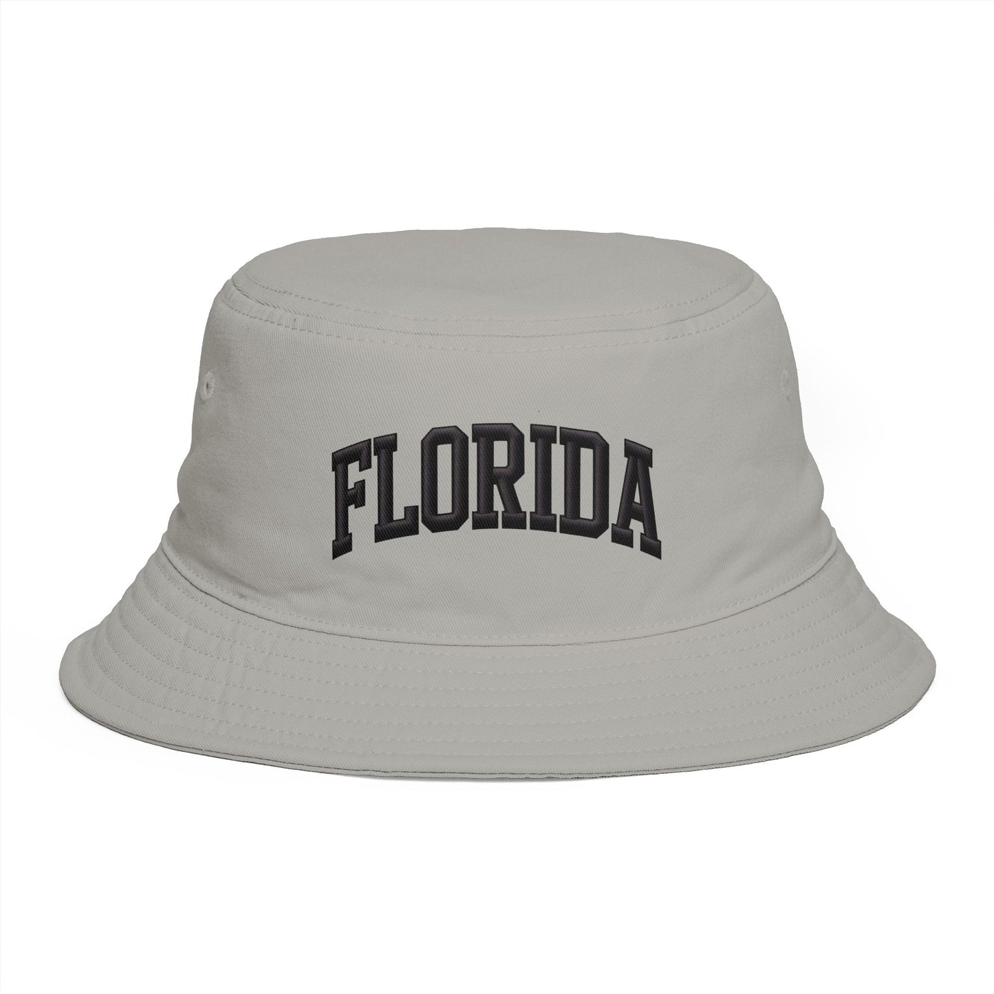 Florida Embroidered Bucket Hat — Retro Collegiate Sun Hat Hats Printify One size Storm