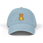 Embroidered Teddy Bear Denim Hat – Cute Vintage Teddy Cap Hats Printify One size Light Blue