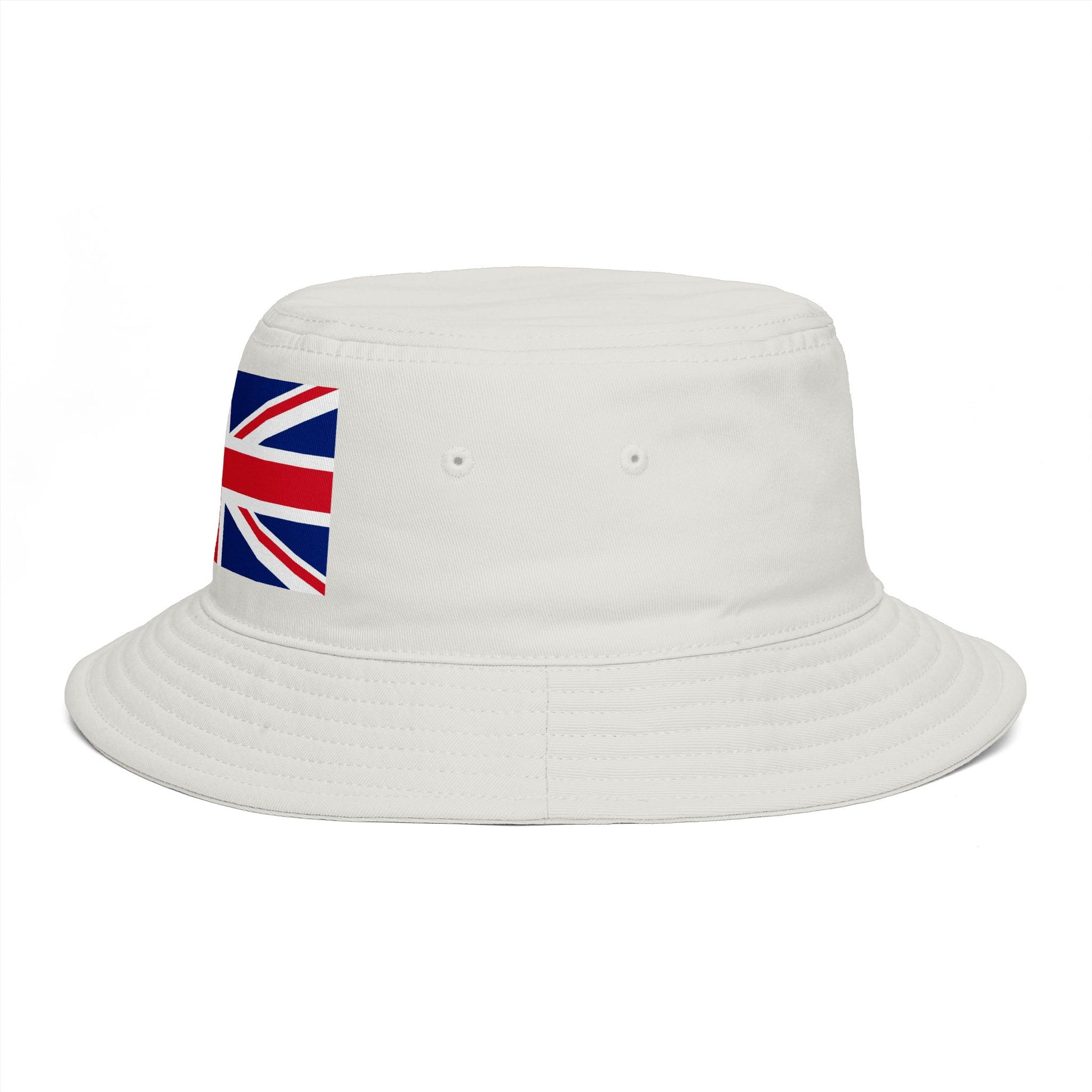 Union Jack Bucket Hat — British Flag Cotton Sun Hat Hats Printify
