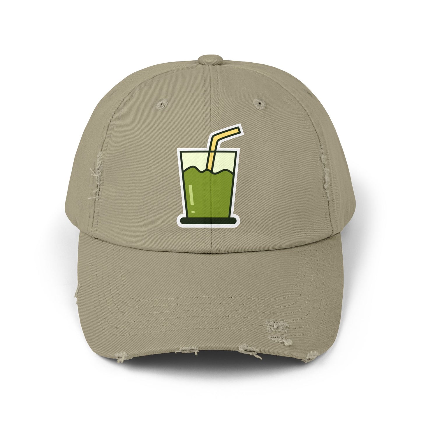 Unisex Distressed Cap Hats Printify Light Olive One size
