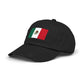 Mexico Flag Distressed Cap — Vintage Mexican Flag Dad Hat Hats Printify