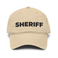 Sheriff Floral Embroidered Baseball Cap Hats Printify One size Khaki
