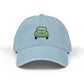Embroidered Vintage Green Car Denim Hat Hats Printify One size Light Blue