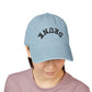 Drunk Embroidered Denim Hat – Distressed Black Baseball Cap