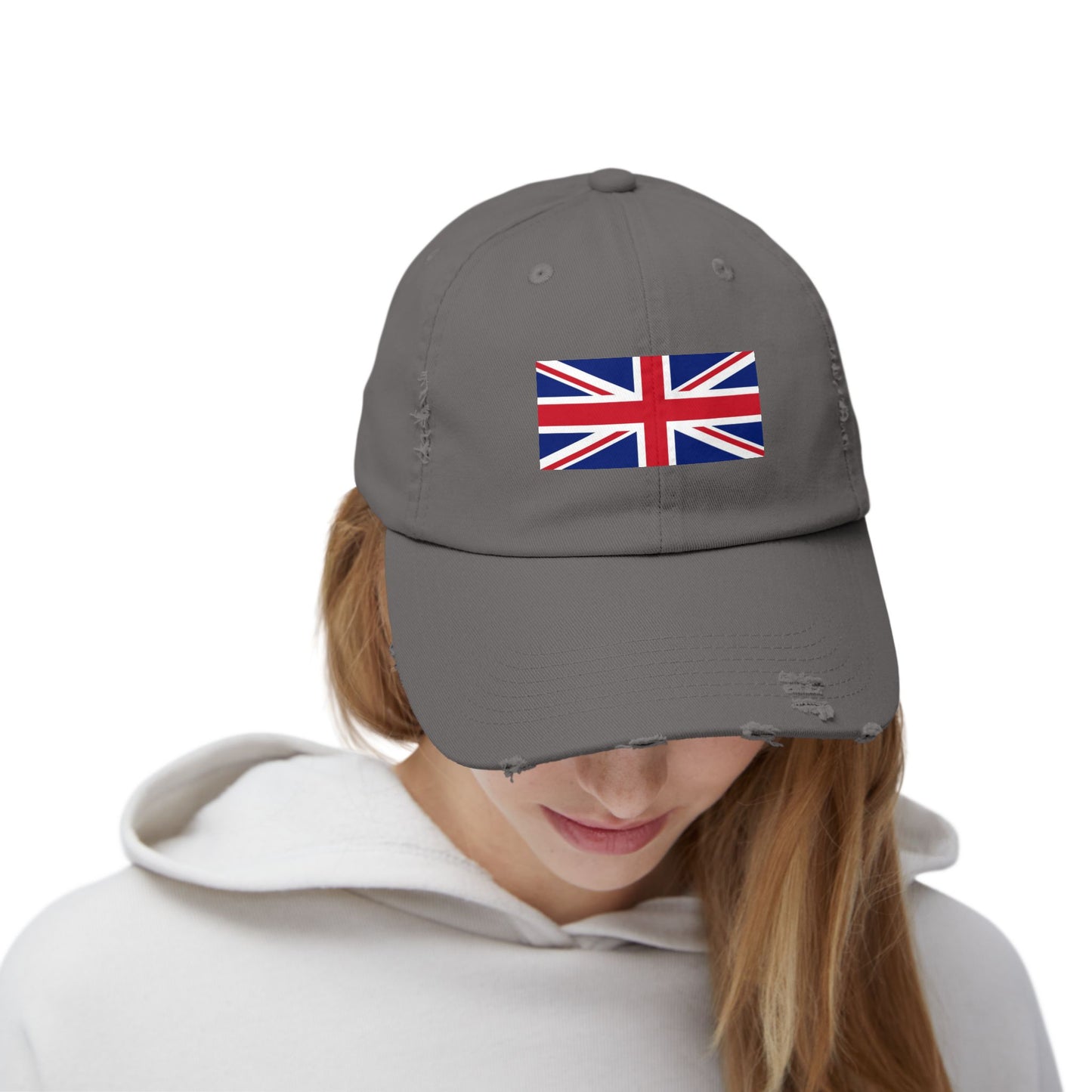 Distressed Union Jack Cap — British Flag Baseball Hat