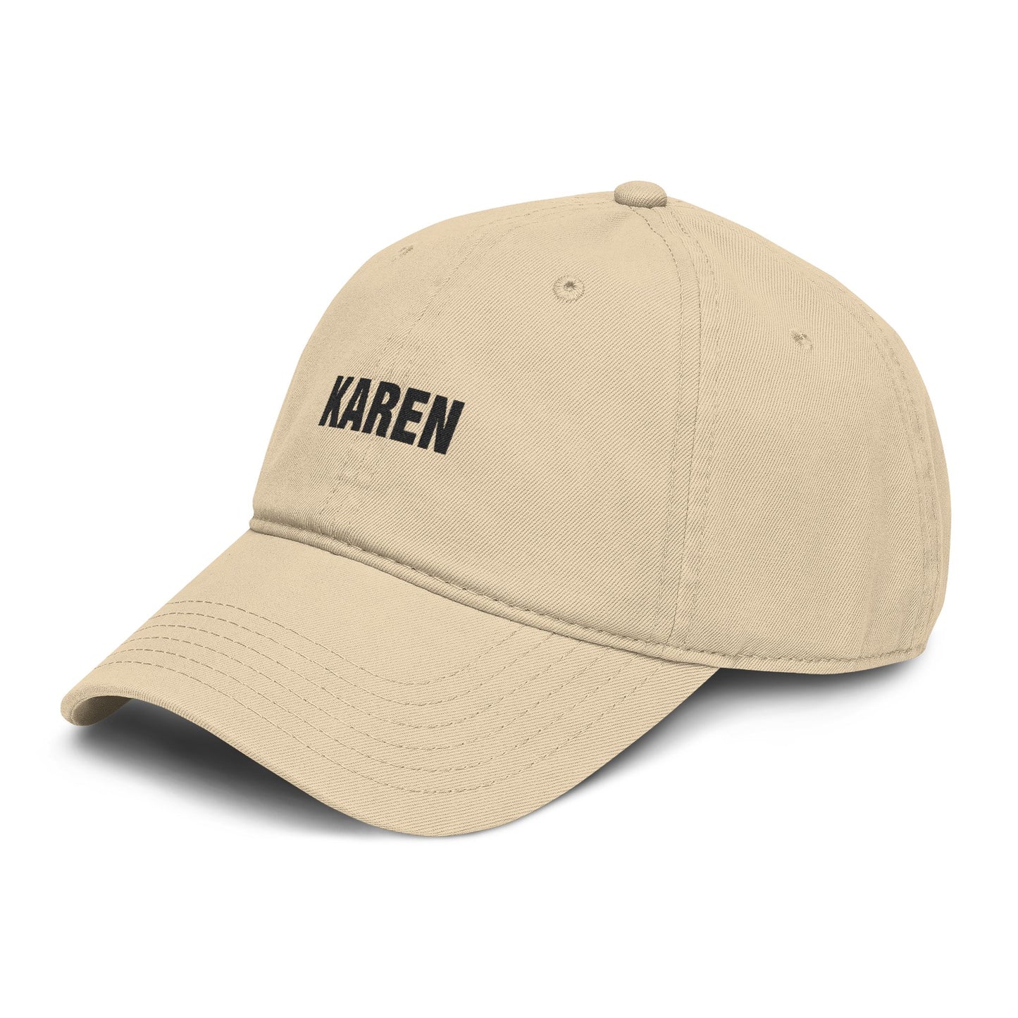 Karen Embroidered Washed Baseball Cap Hats Printify