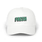 Fresh Embroidered Dad Cap — White Casual Baseball Hat Hats Printify White One size