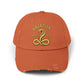 Distressed Brixton Cobra Cap — Vintage Embroidered Snake Hat Hats Printify Burnt Orange One size
