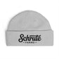 Schrute Farms Cuff Beanie – Embroidered Farm Logo Winter Hat Hats Printify One size Athletic Heather
