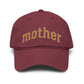 Mother Glitter Washed Baseball Cap — Sparkle Mom Hat for Mother's Day & Gifts