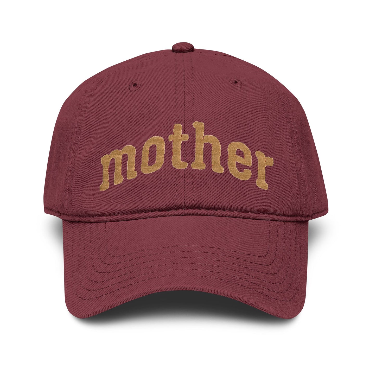 Mother Glitter Washed Baseball Cap — Sparkle Mom Hat for Mother's Day & Gifts