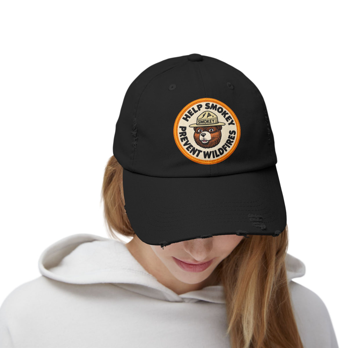 Unisex Distressed Cap Hats Printify