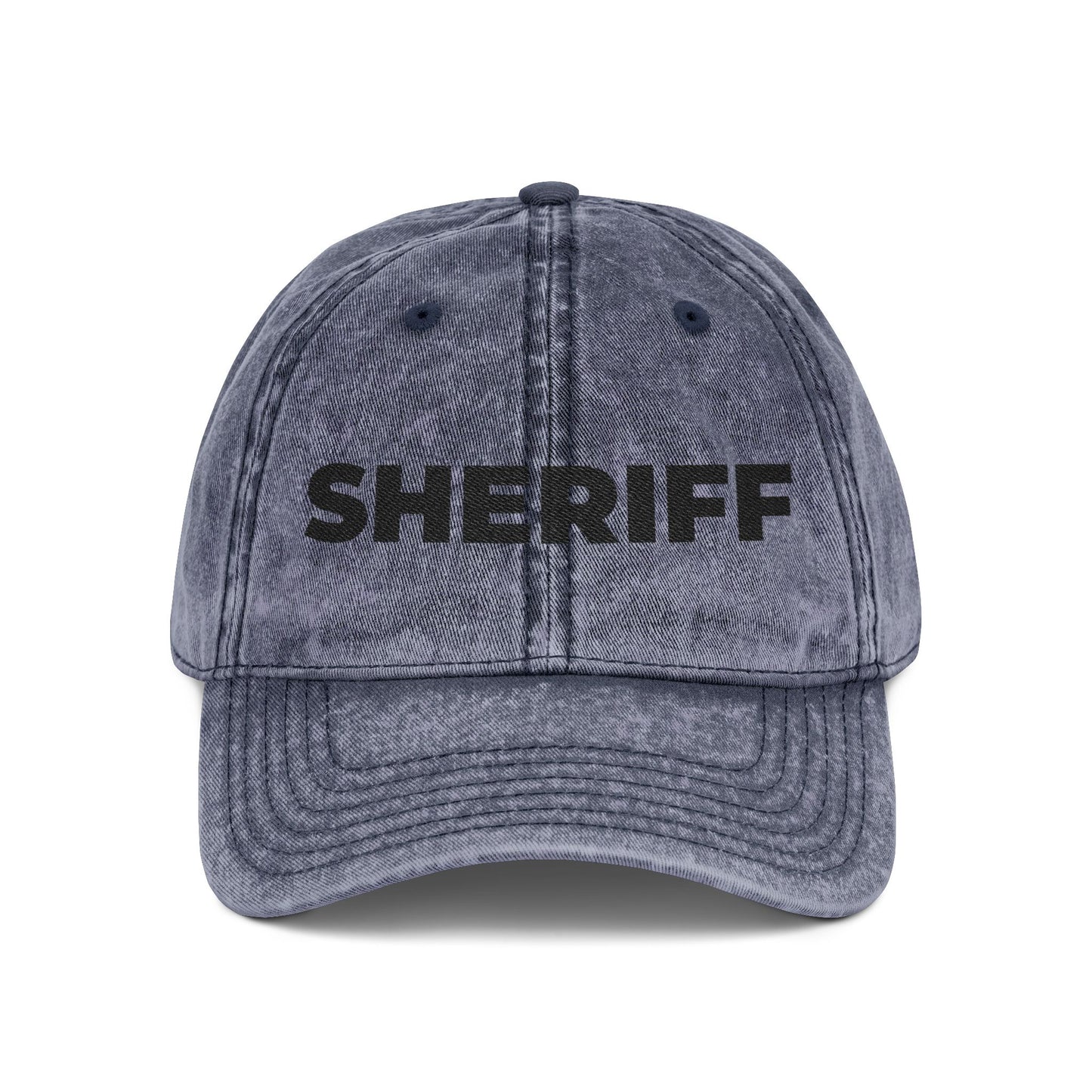 Vintage Cap (Embroidery) Hats Printify One size Navy