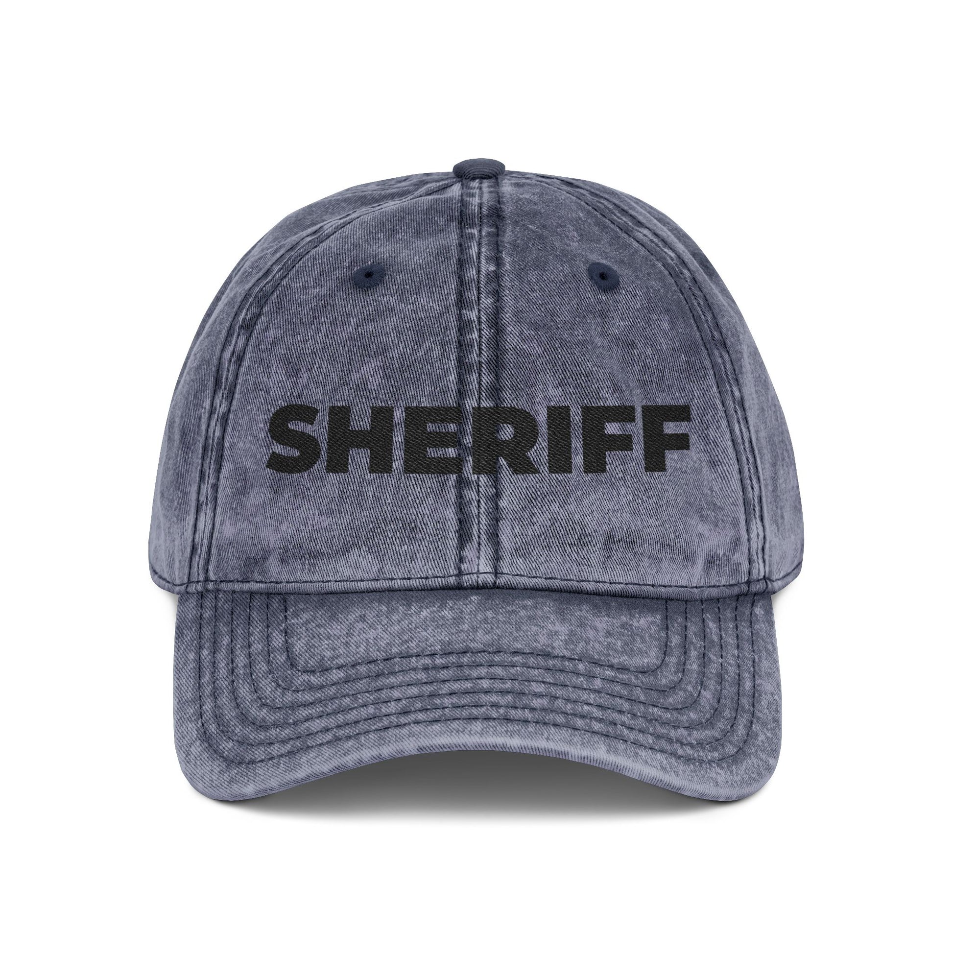 Vintage Cap (Embroidery) Hats Printify One size Navy