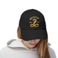 Distressed Brixton Cobra Cap — Vintage Embroidered Snake Hat Hats Printify