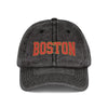 Vintage Embroidered Cap — Retro Sunset Patch Baseball Hat Hats Printify One size Black