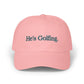 He's Golfing Dad Cap – Embroidered Golf Hat for Golf-Loving Dads