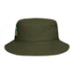 Bucket Hat — Retro Green Car Embroidered Bucket Hat