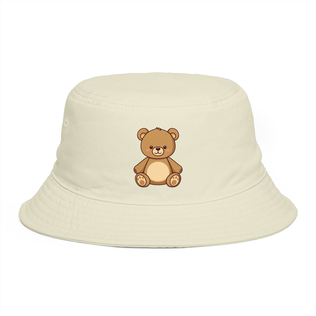 Teddy Bear Bucket Hat — Cute Brown Plush Toy Graphic Sun Hat Hats Printify