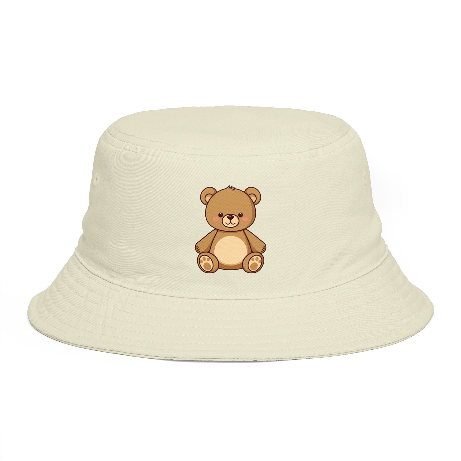Teddy Bear Bucket Hat — Cute Brown Plush Toy Graphic Sun Hat Hats Printify