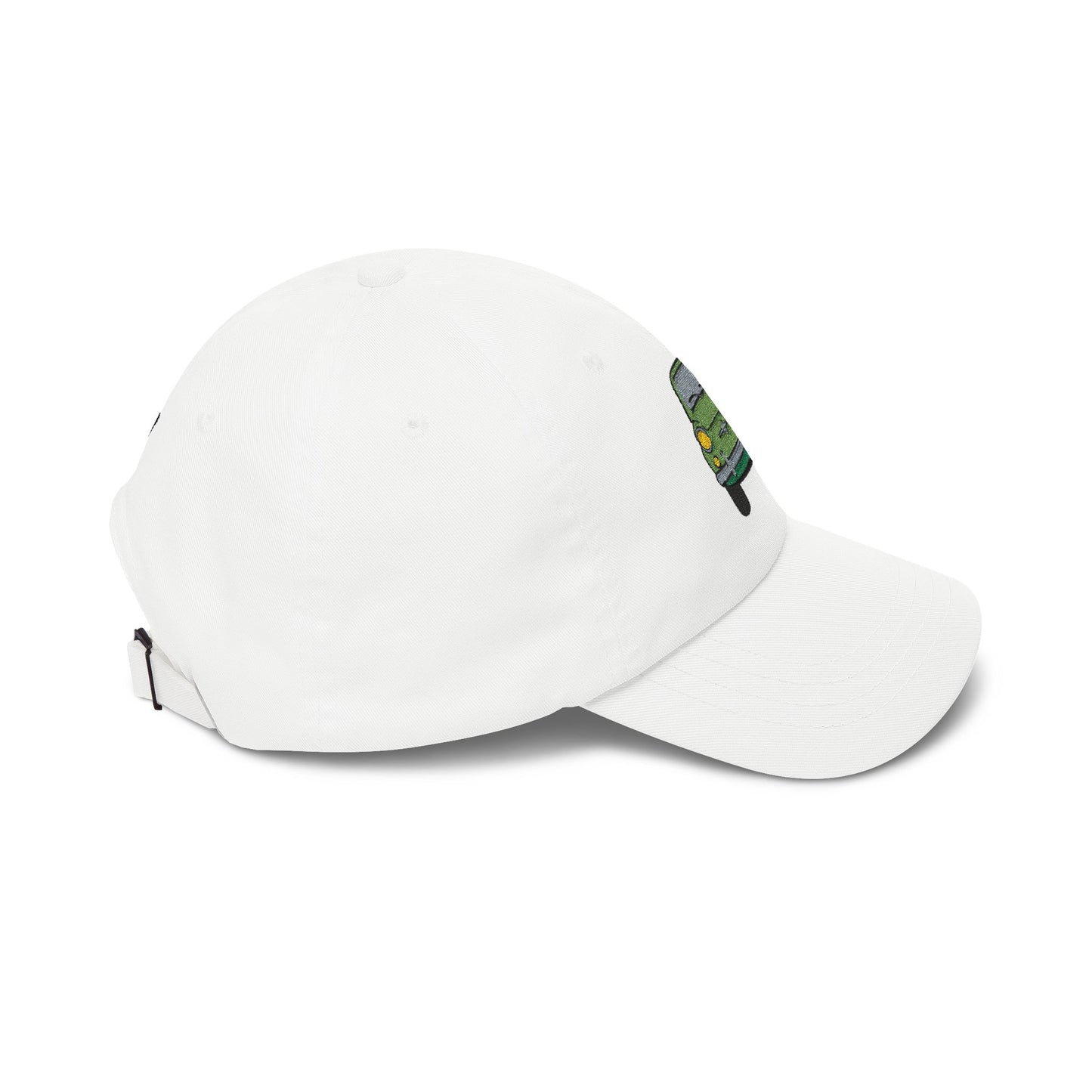 Vintage Green Beetle Dad Cap — Retro Car Baseball Hat Hats Printify