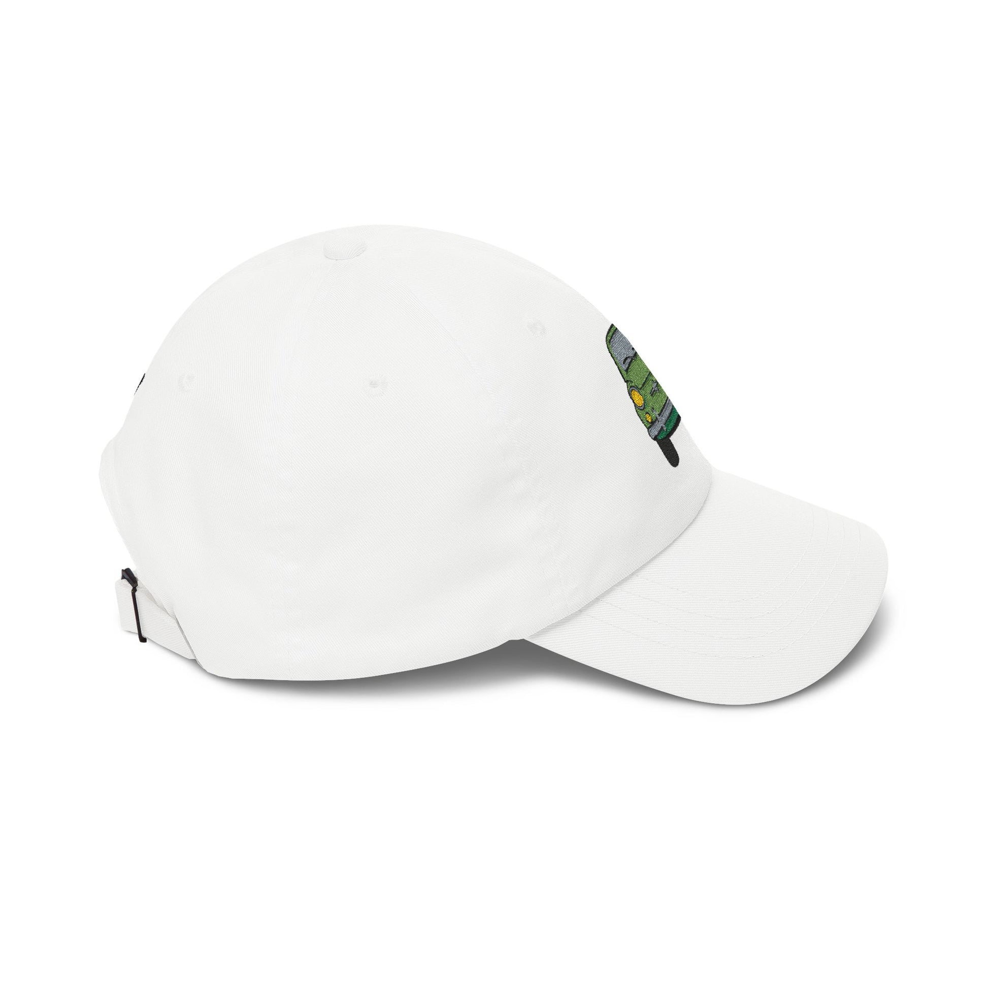 Vintage Green Beetle Dad Cap — Retro Car Baseball Hat Hats Printify