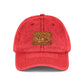 Vintage Embroidered Stetson Patch Cap — Washed Red Baseball Hat Hats Printify One size Red