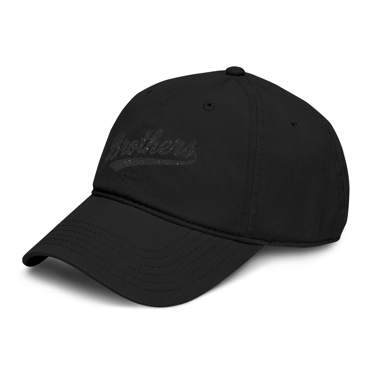 Brothers Embroidered Washed Baseball Cap Hats Printify