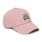 Vintage Green Car Embroidered Baseball Cap — Washed Cotton Dad Hat