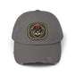Unisex Distressed Cap Hats Printify Nickel One size