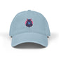 Embroidered Cosmic Bat Denim Hat — Gothic Moon Night Baseball Cap Hats Printify One size Light Blue