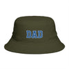 Dad Bucket Hat - Embroidered Collegiate Style Fathers Day Gift Hats Printify One size Army
