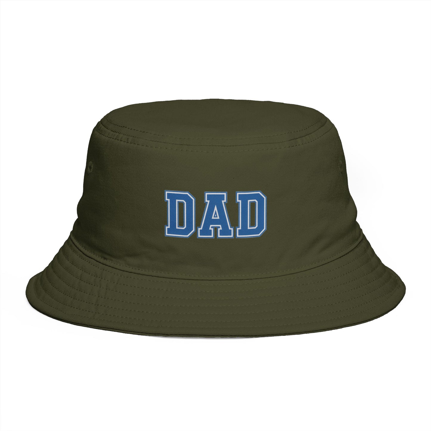 Dad Bucket Hat - Embroidered Collegiate Style Fathers Day Gift Hats Printify One size Army