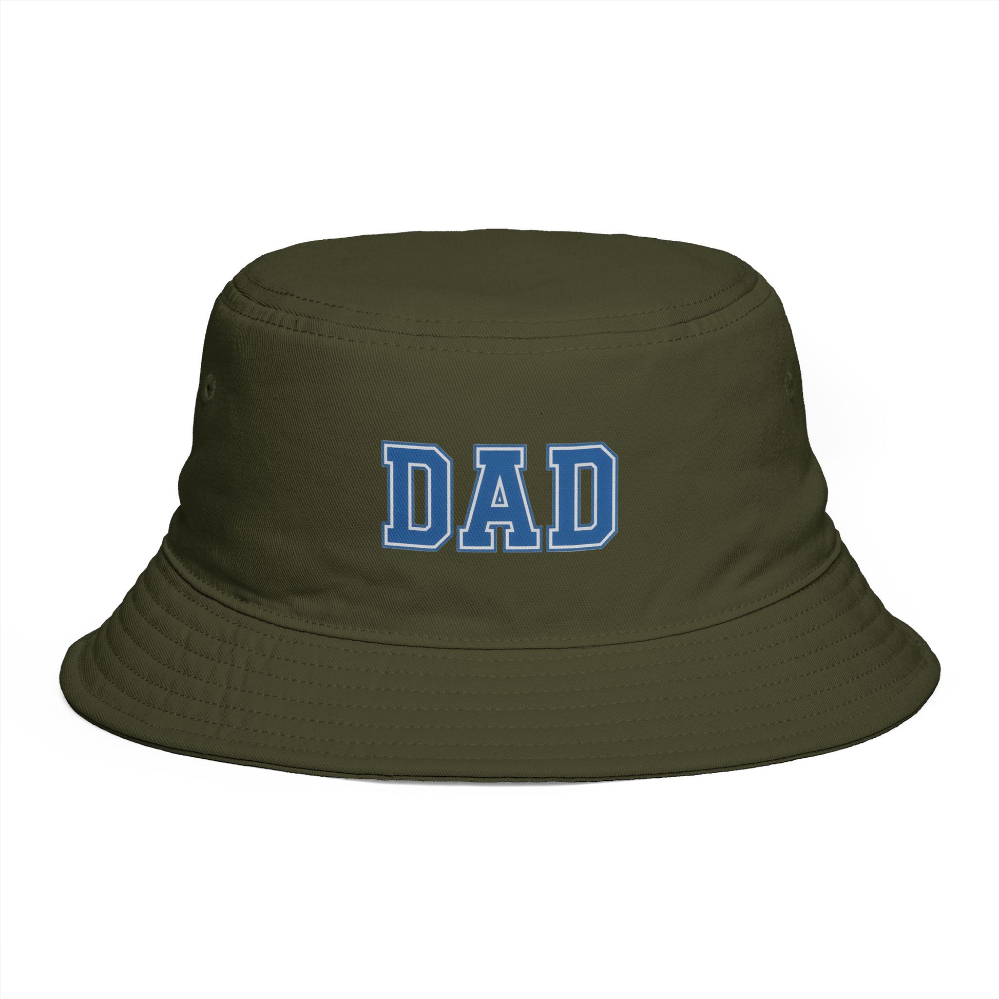 Dad Bucket Hat - Embroidered Collegiate Style Fathers Day Gift Hats Printify One size Army