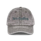 He’s Golfing Embroidered Vintage Cap — Washed Red Golf Dad Hat
