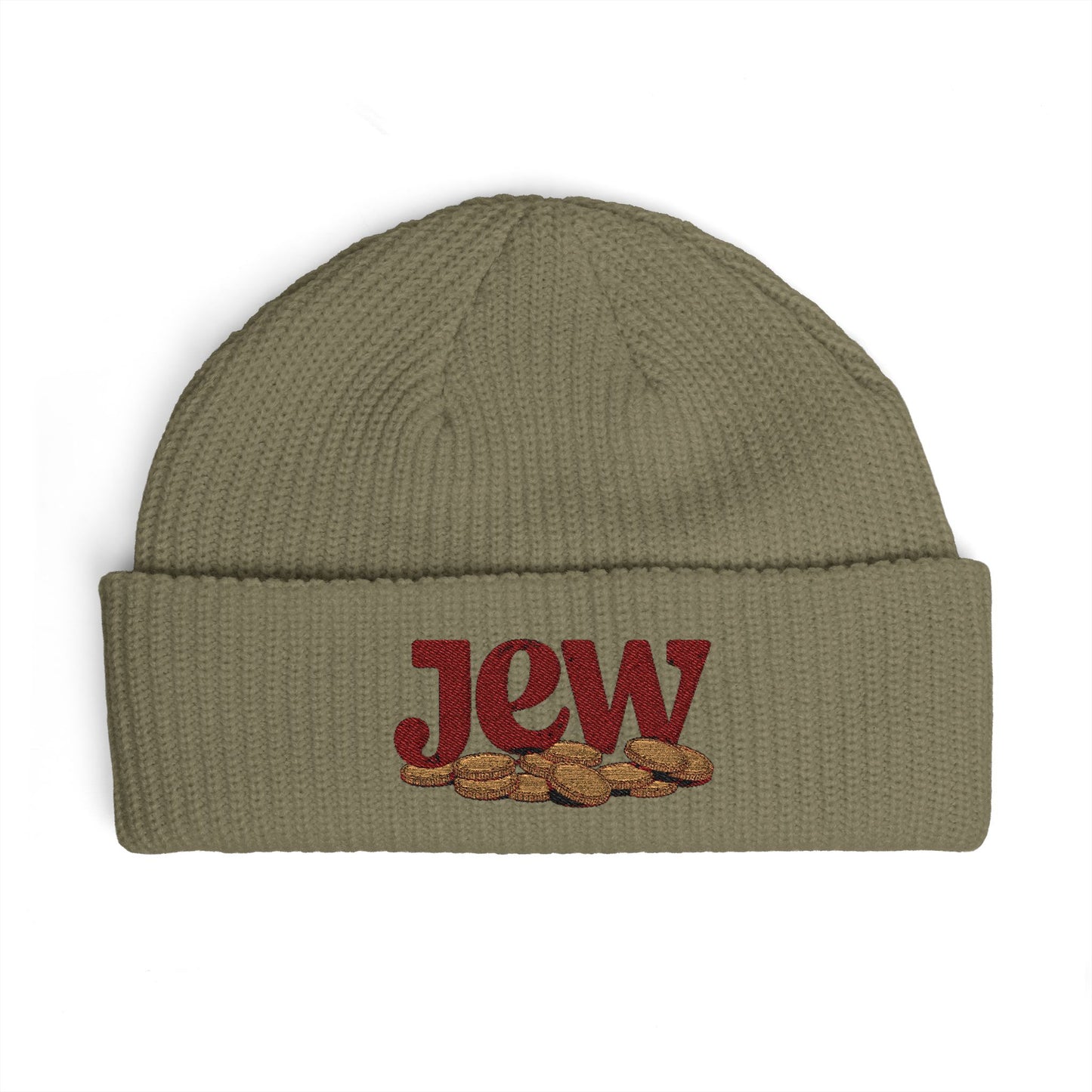 Cuff Beanie Hats Printify One size Eucalyptus