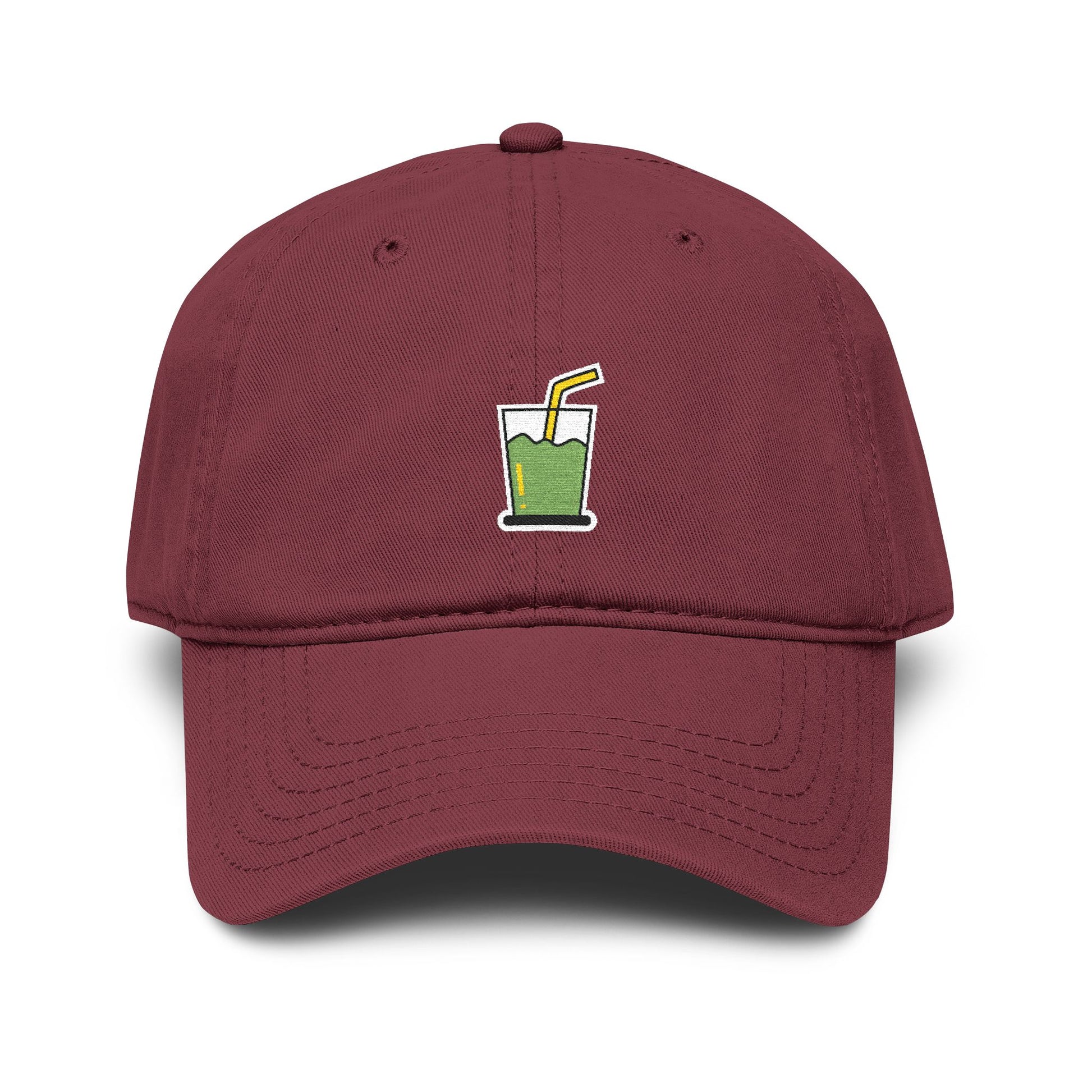 Garment Washed Baseball Cap Hats Printify One size Maroon