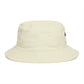 Christian Cross Bucket Hat — Minimal Faith Brown Sun Hat