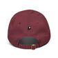 Washed Baseball Cap with Film Clapper Embroidery – Vintage Crew Hat for Filmmakers & Movie Fans Hats Printify
