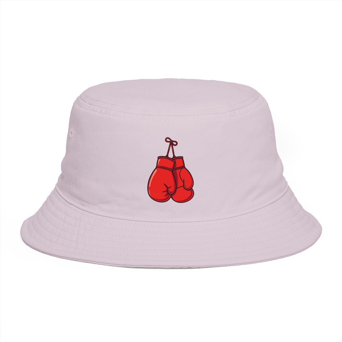 Boxing Gloves Buckethat - Retro Sport Embroidered Bucket Hat Hats Printify One size Orchid