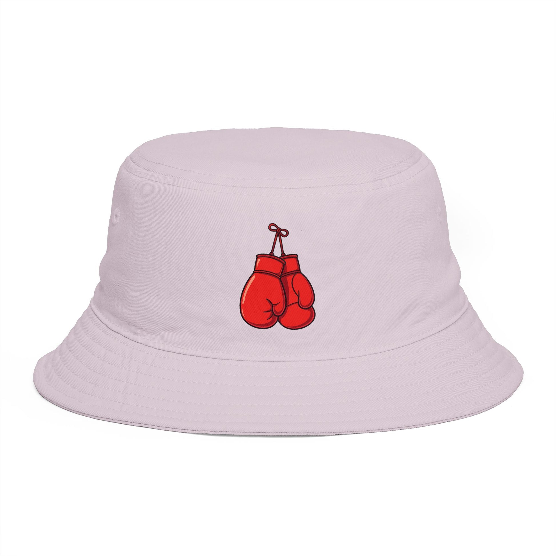 Boxing Gloves Buckethat - Retro Sport Embroidered Bucket Hat Hats Printify One size Orchid