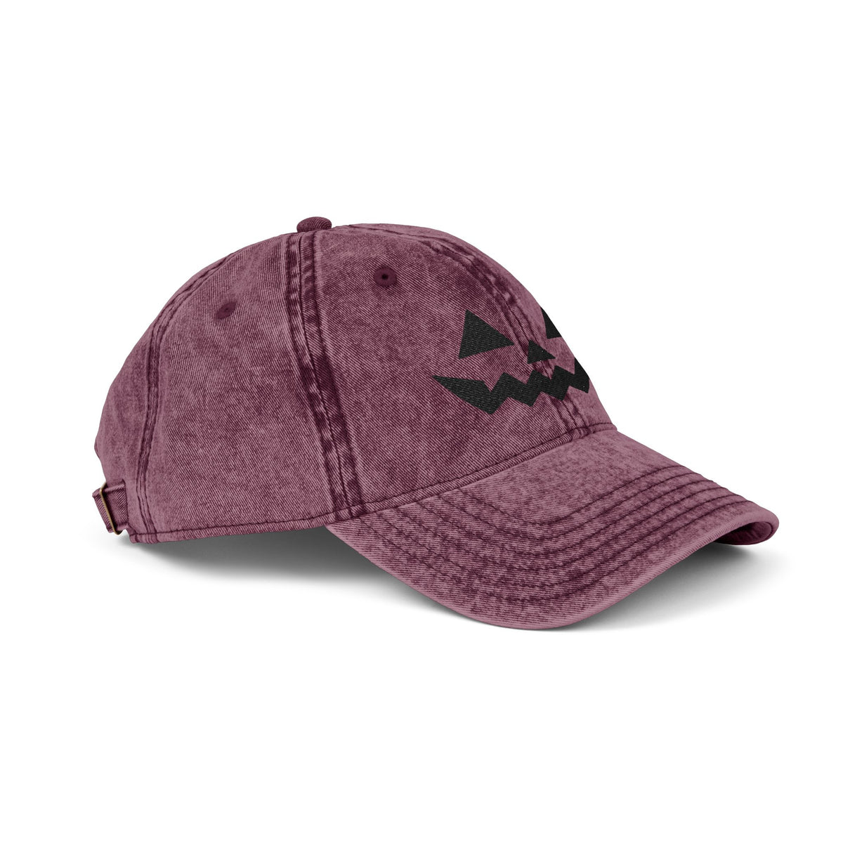 Vintage Pumpkin Face Halloween Cap