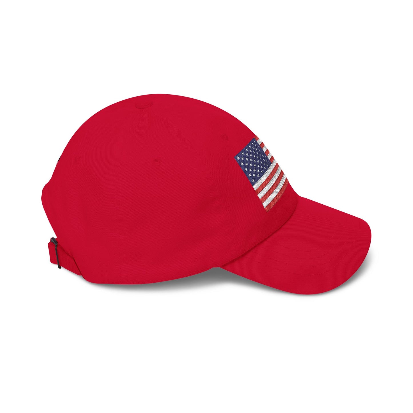 American Flag Dad Cap — Embroidered USA Baseball Hat for 4th of July