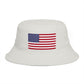 American Flag Bucket Hat — Patriotic USA Embroidered Sun Hat