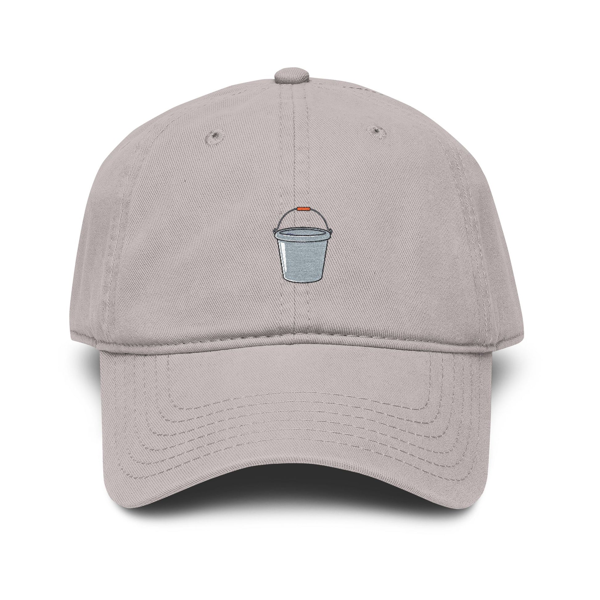 Shaved Ice Embroidered Washed Baseball Cap Hats Printify One size Gray