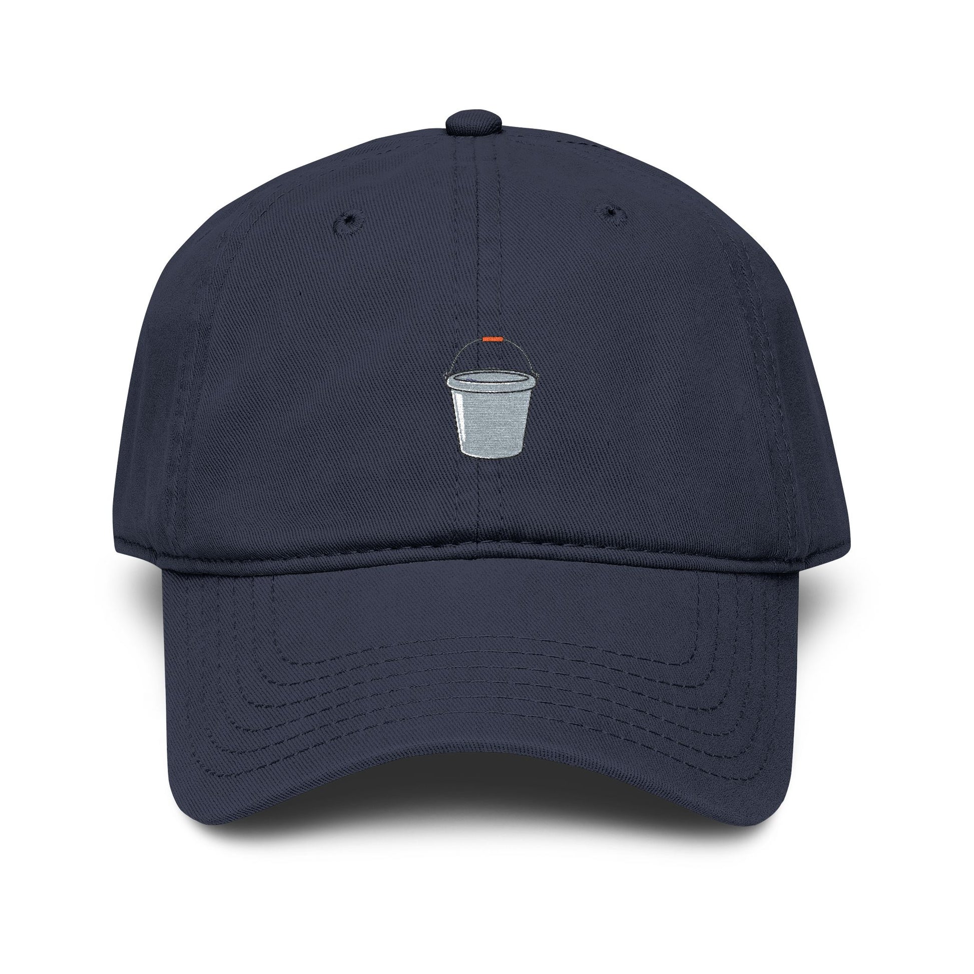 Shaved Ice Embroidered Washed Baseball Cap Hats Printify One size Navy