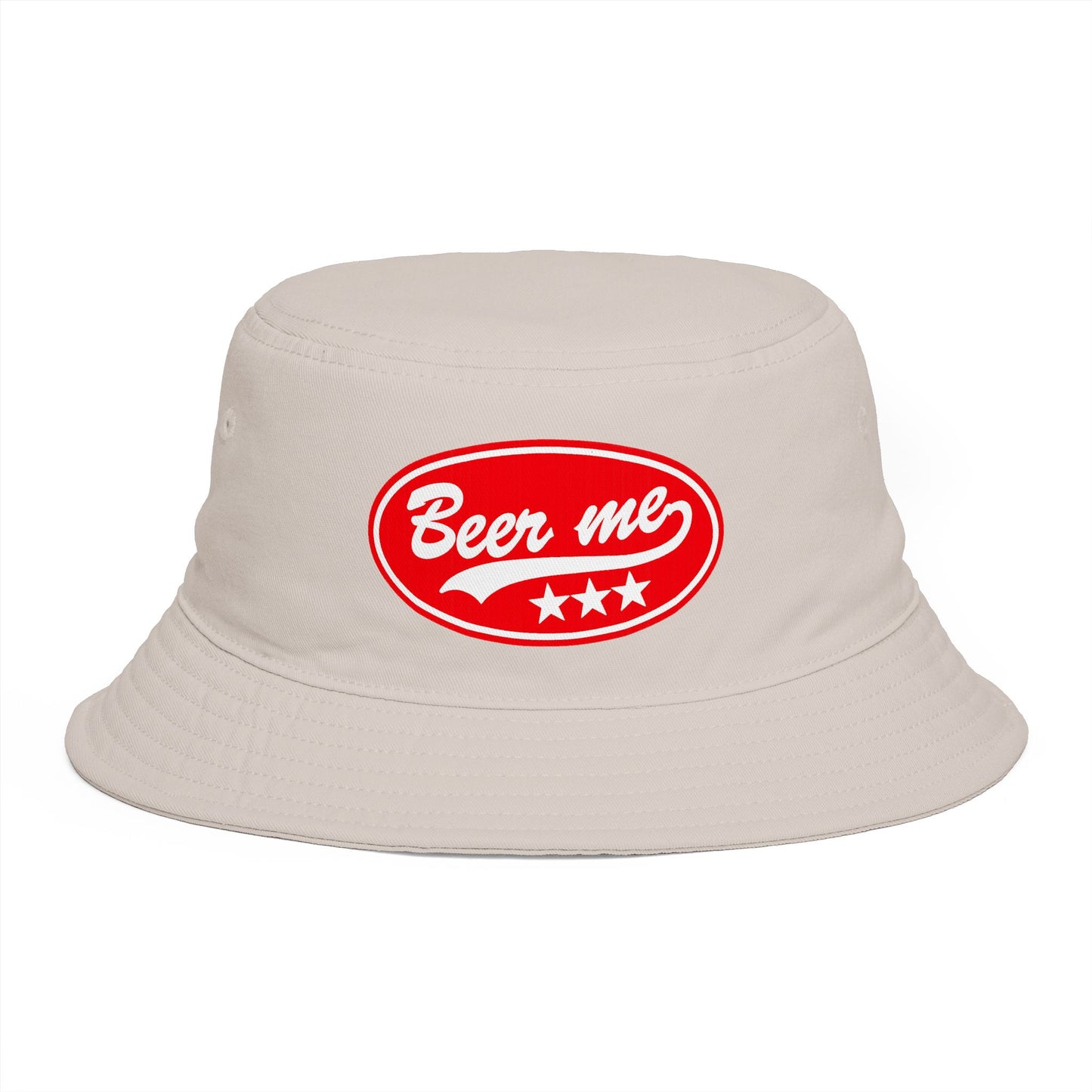 Beer Me Bucket Hat — Retro Beer Logo Summer Hat