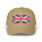 Union Jack Embroidered Dad Cap Hats Printify Khaki One size