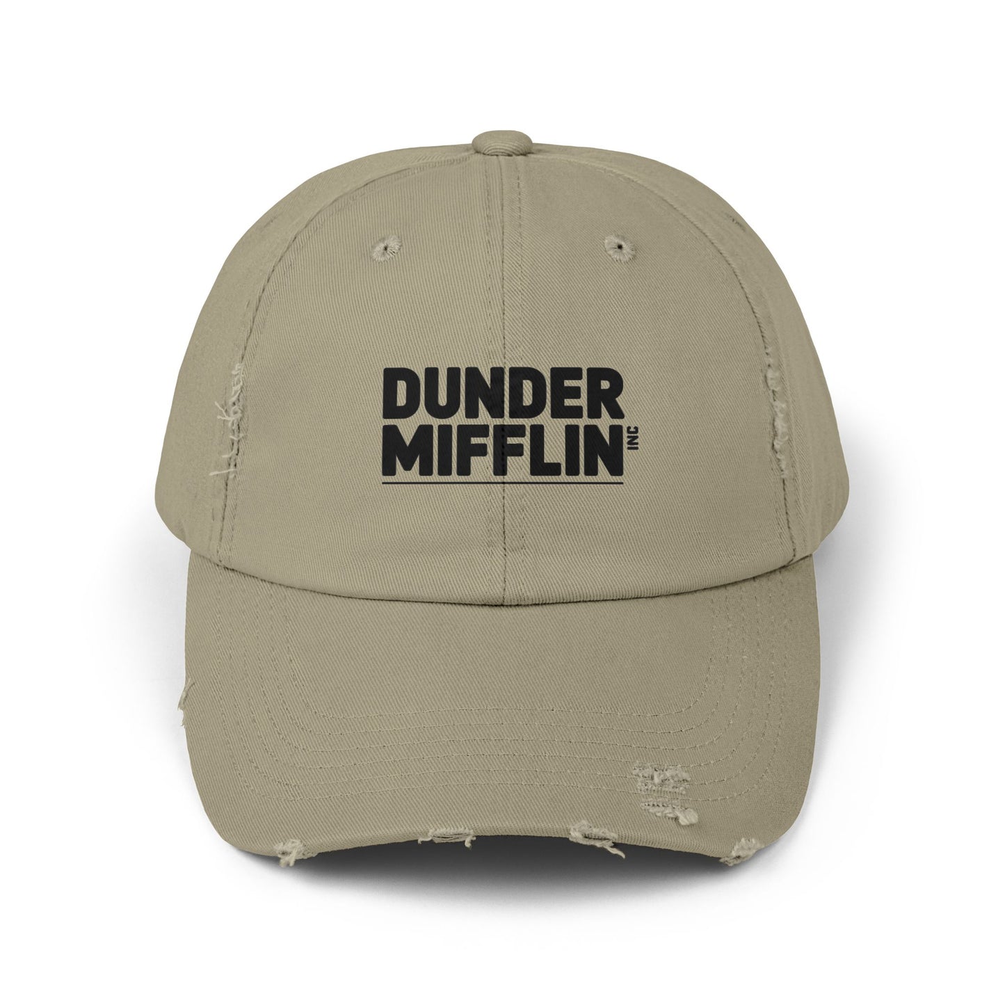 Unisex Distressed Cap Hats Printify Light Olive One size