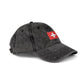 Red Vintage Embroidered Cross Cap - Washed Baseball Hat Hats Printify